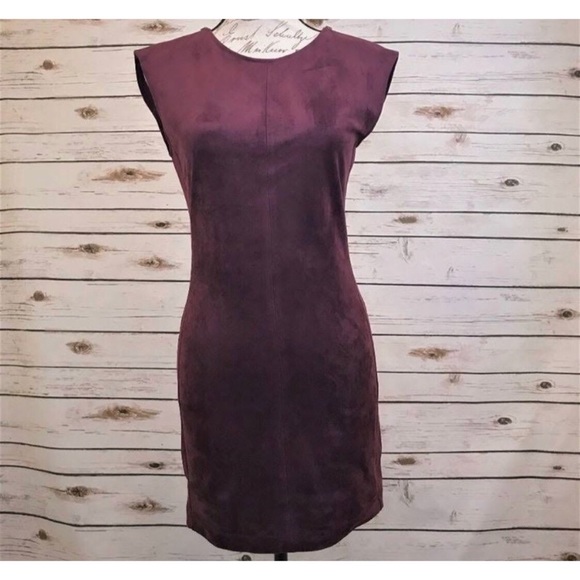 BCBG MaxAzria Karlee Faux-Suede Mini Dress - Picture 3 of 7